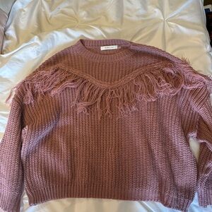 Fringe Knit Sweater